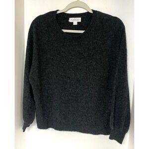 Velvet Graham & Spencer Women's Small Sweater 100% Cashmere Grey EUC